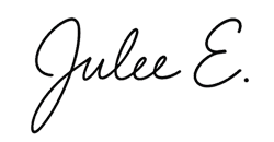 Julee E signature