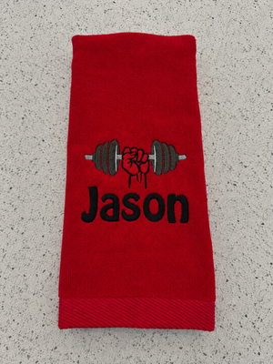 Personalized Embroidered Premium Sports Towels for Golf, Bowling, Fitness & More