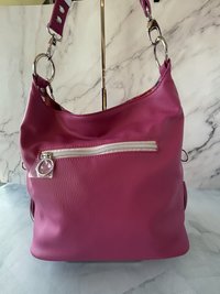 The Rebel Rose Slouchy Handbag in Honeysuckle Pink
