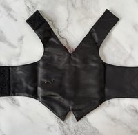 Tuxedo Time Dog Harness Vest with solid cast D-ring ... perfect for lunch out, or for the perfect wedding attire