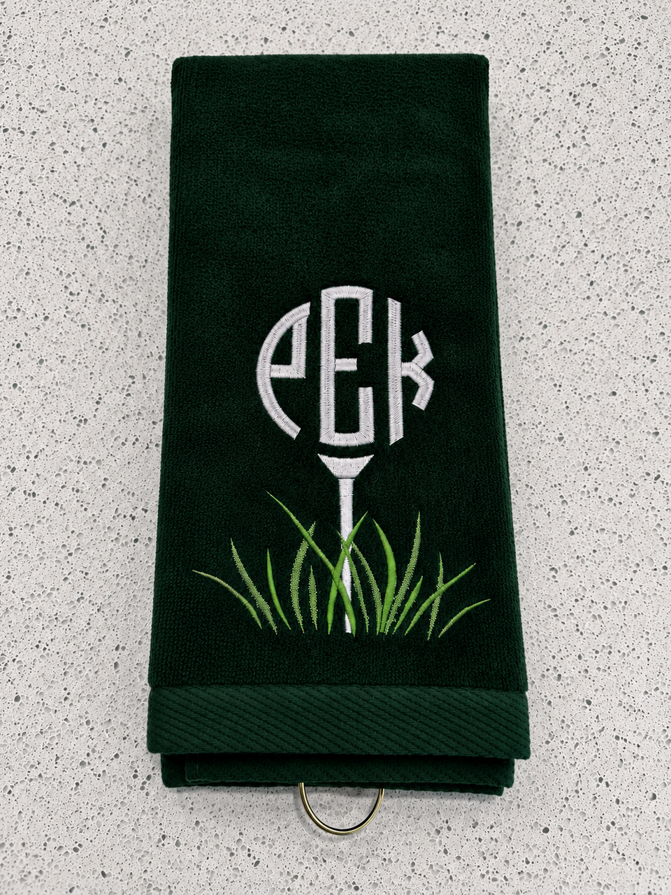 Personalized Embroidered Premium Sports Towels for Golf, Bowling, Fitness & More