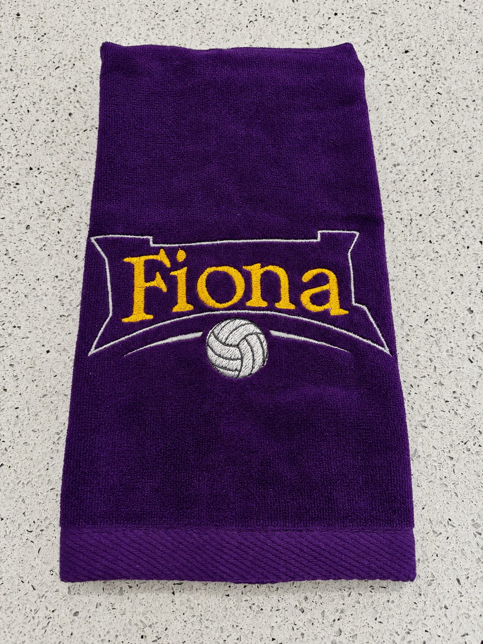 Personalized Embroidered Premium Sports Towels for Golf, Bowling, Fitness & More