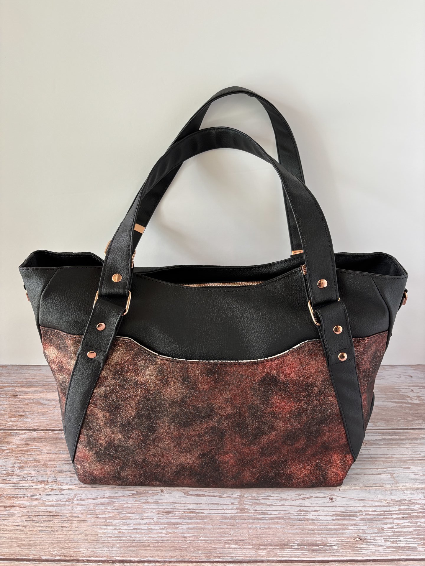 Custom Burgundy Clouds handbag Sandy O