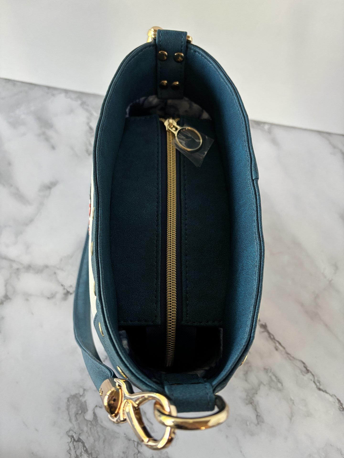 The Empowered Bucket Bag Set with Rosie vintage wartime icon inspired embroidery. Spacious, eye-catching, and designed for everyday style with attitude.