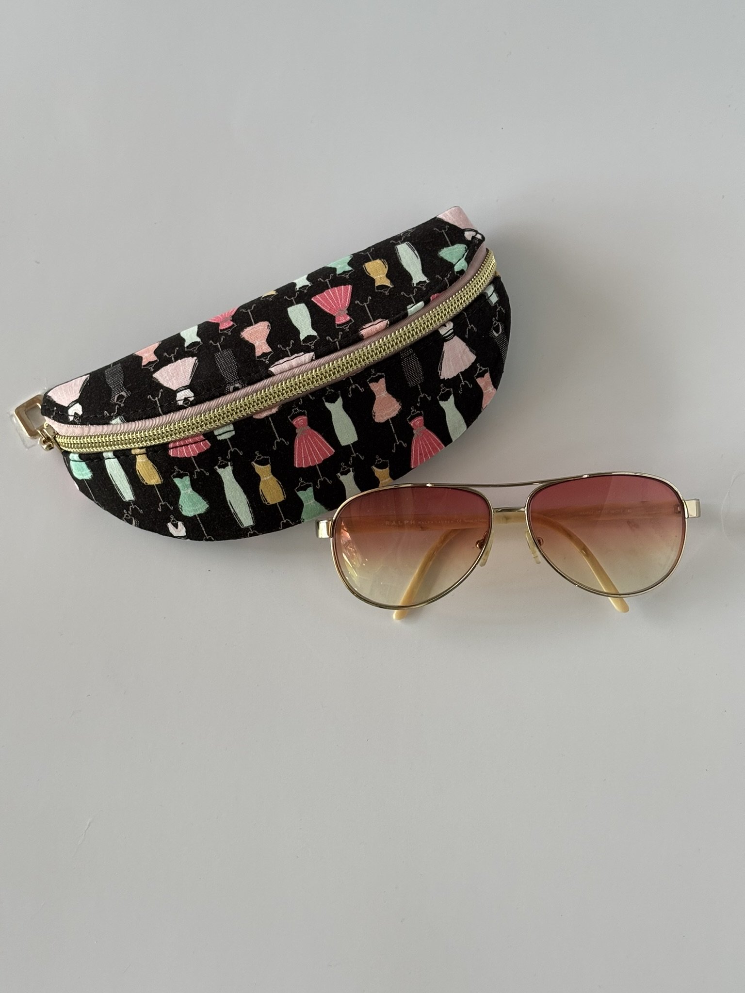 The “I’m Fabulous” Pink/Blush Croc/Ostrich Handbag with Sunglass/Eyeglass case