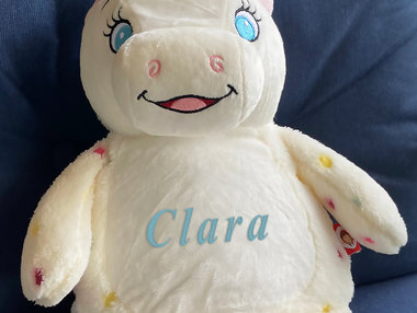 Plush Unicorn Personalized Embroidered Colorful Soft & Cuddly Unicorn